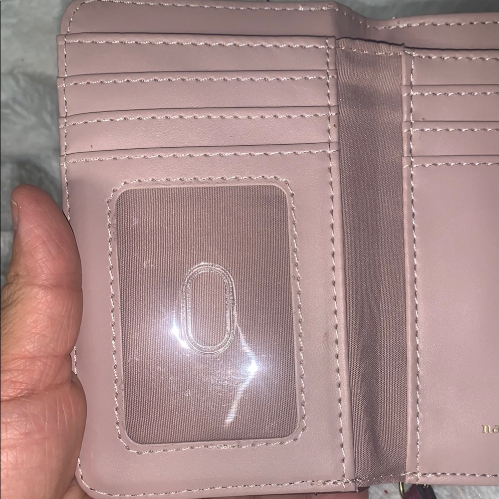 NWOT Nanette Lepore Deep Red Textured Wallet - Picture 8 of 8